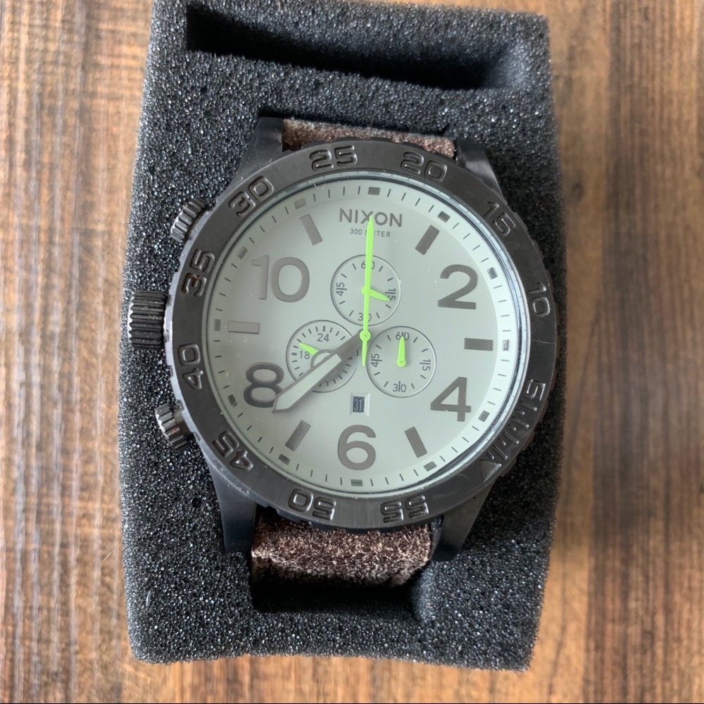 Nixon The 51-30 Chrono' Watch, 51mm Brown/Gunmetal